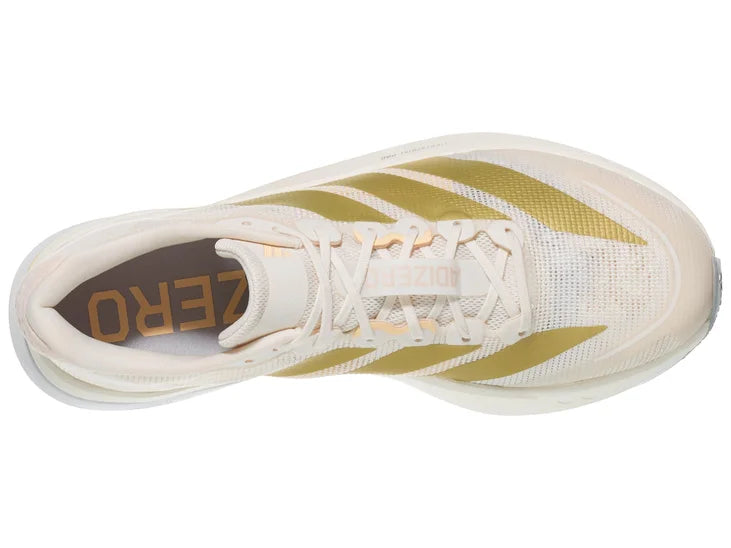 Adidas | Adizero Boston 13 | Women's | Chalk White/Gold Met/Orange Tint