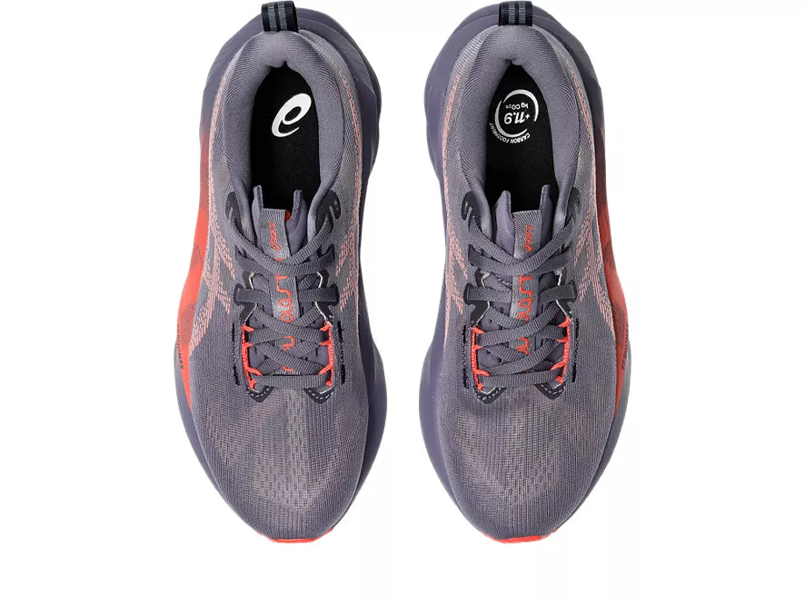 Asics | Novablast 5 | Women's | Greyish Purple/Coral Reef