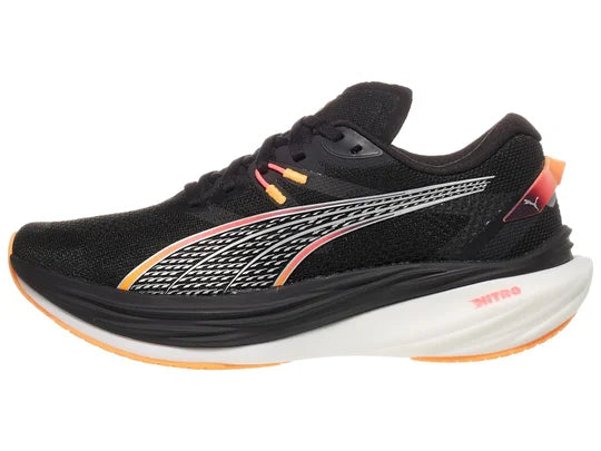 PUMA | Deviate Nitro 3 | Women's | Puma Black/Sunset Glow/Sun Stream